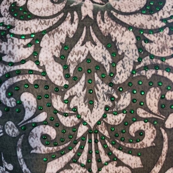 One World Bohemian Tunic Top. NWOT. - Picture 4 of 11